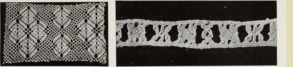 An illustration from Antiche trine italiane : trine ad ago, 1908, leaf 432
