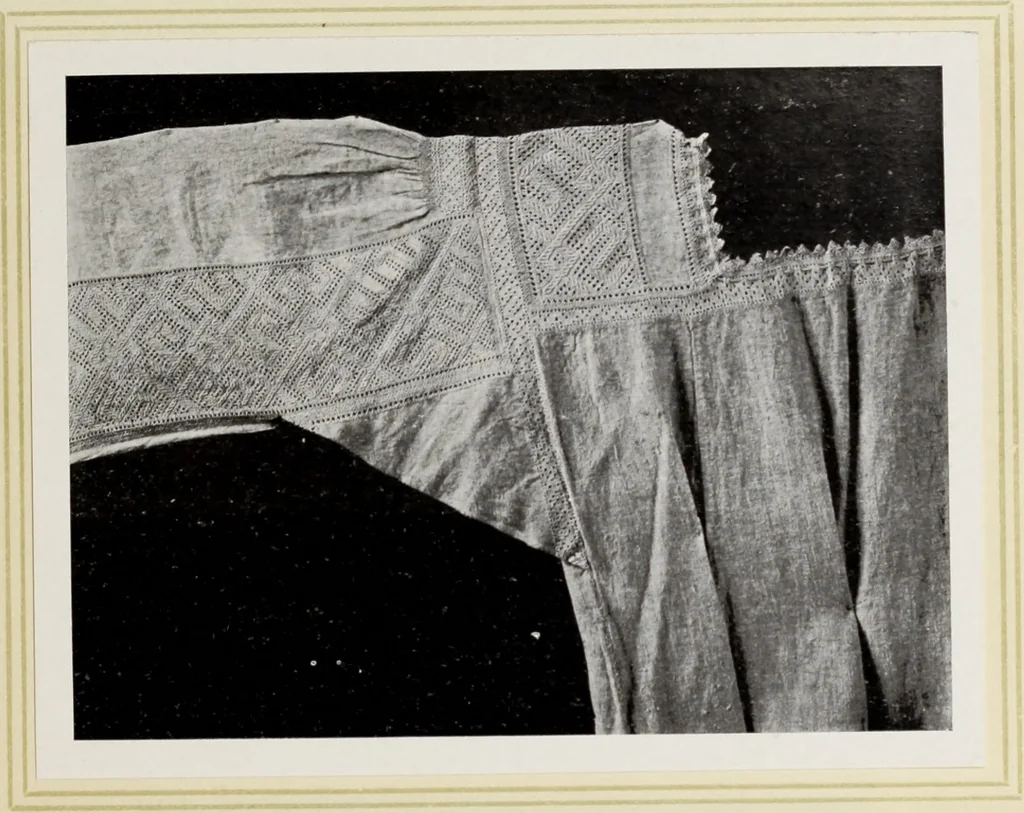 An illustration from Antiche trine italiane : trine ad ago, 1908, leaf 54