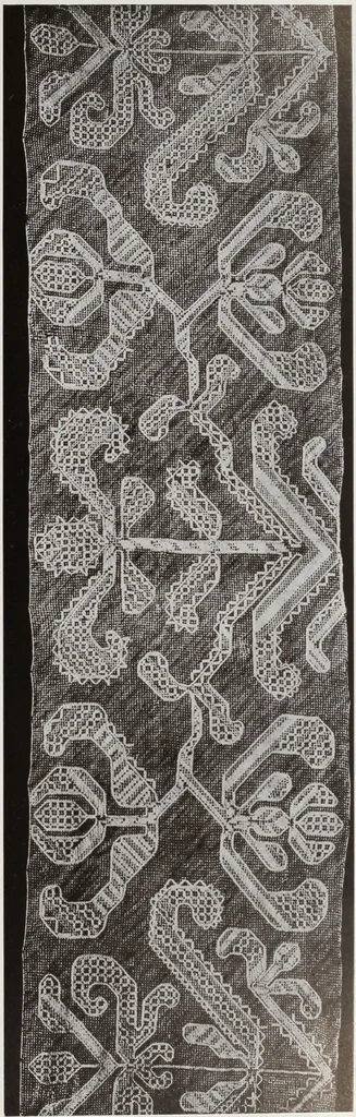 An illustration from Antiche trine italiane : trine ad ago, 1908, leaf 96