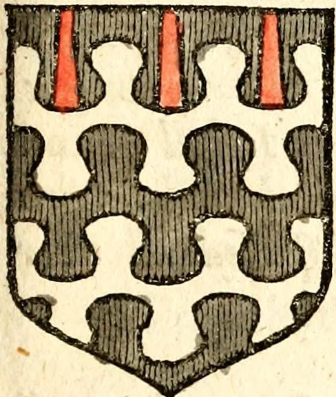 An illustration from The antient usage in bearing of such ensigns of honour as are commonly call'd arms. With a catalogue of the present nobility and baronets of England, 1682, leaf 32