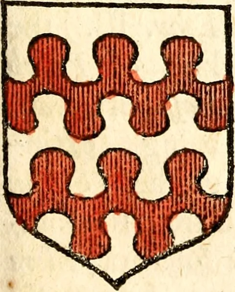 An illustration from The antient usage in bearing of such ensigns of honour as are commonly call'd arms. With a catalogue of the present nobility and baronets of England, 1682, leaf 32