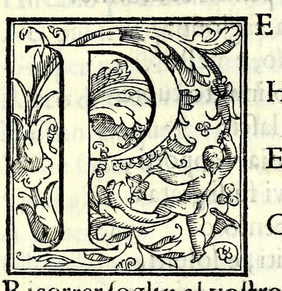 An illustration from Antigono : tragedia, 1565, leaf 13