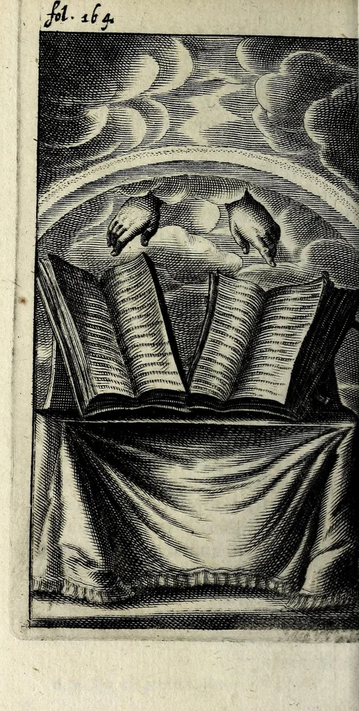 An illustration from Antigrapheus, sive, Conscientia hominis : coram Serenissimo Maximiliano Electore Bavaro, 1655, leaf 296