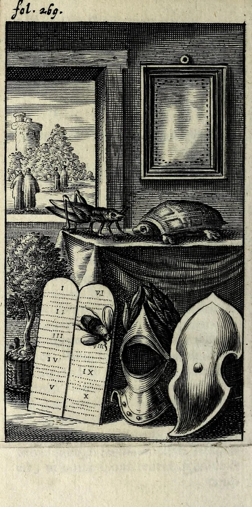 An illustration from Antigrapheus, sive, Conscientia hominis : coram Serenissimo Maximiliano Electore Bavaro, 1655, leaf 302