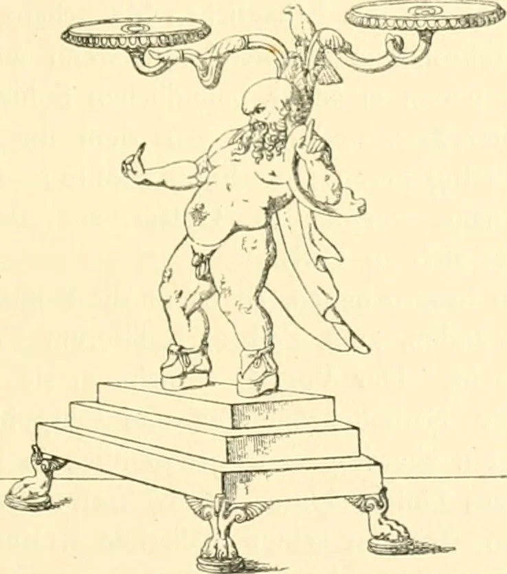 An illustration from Antike Bronzestatuetten, 1921, leaf 112