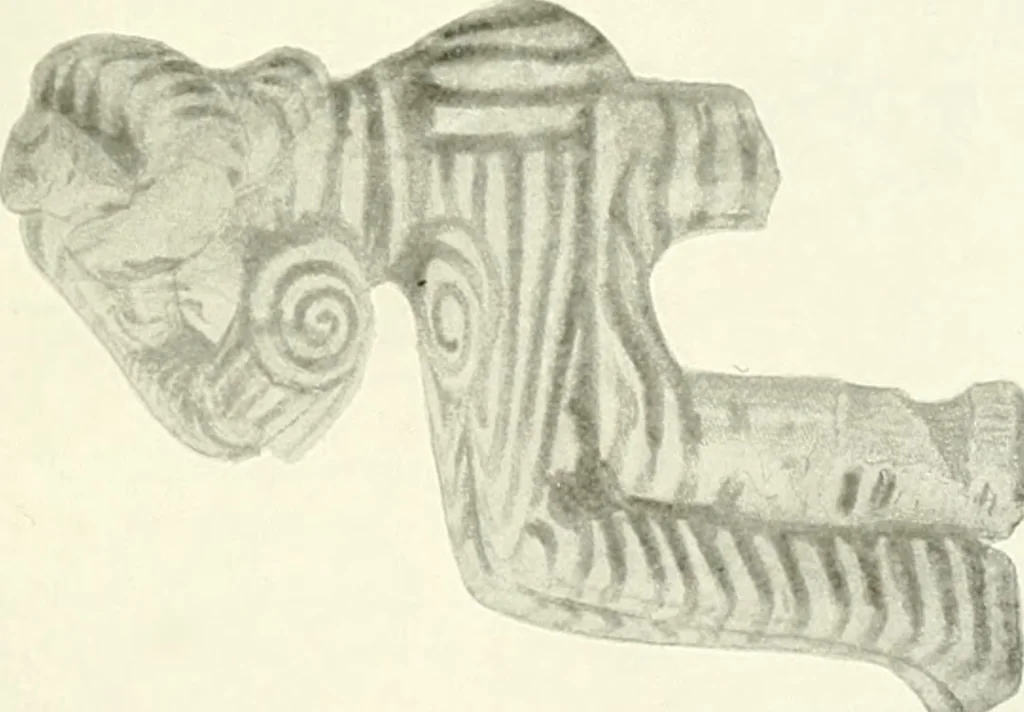 An illustration from Antike Bronzestatuetten, 1921, leaf 138
