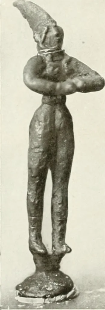 An illustration from Antike Bronzestatuetten, 1921, leaf 141