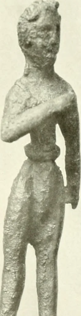 An illustration from Antike Bronzestatuetten, 1921, leaf 142