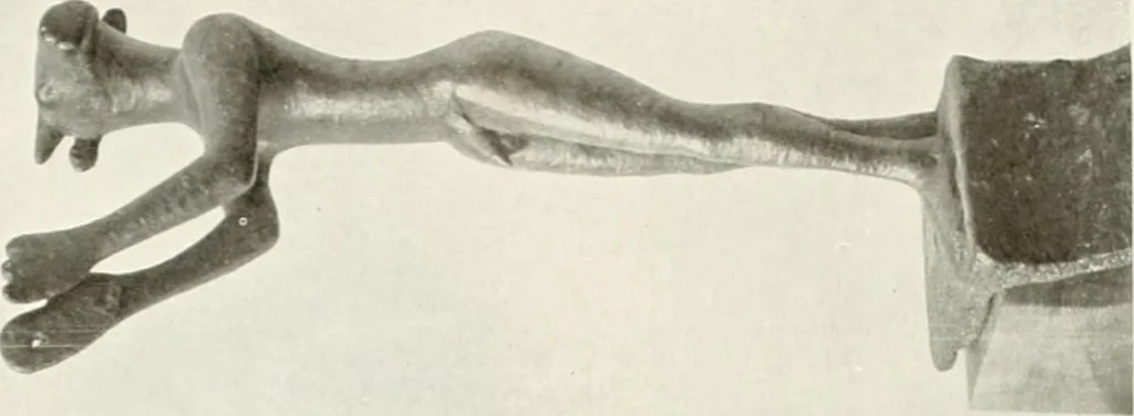 An illustration from Antike Bronzestatuetten, 1921, leaf 143