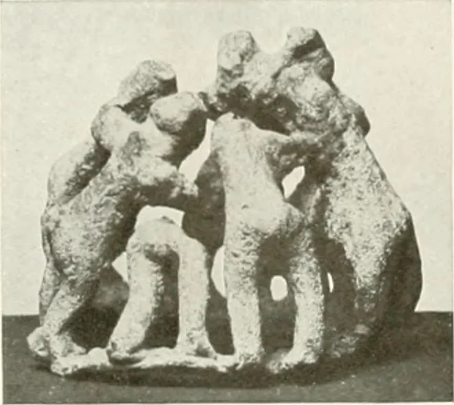 An illustration from Antike Bronzestatuetten, 1921, leaf 143