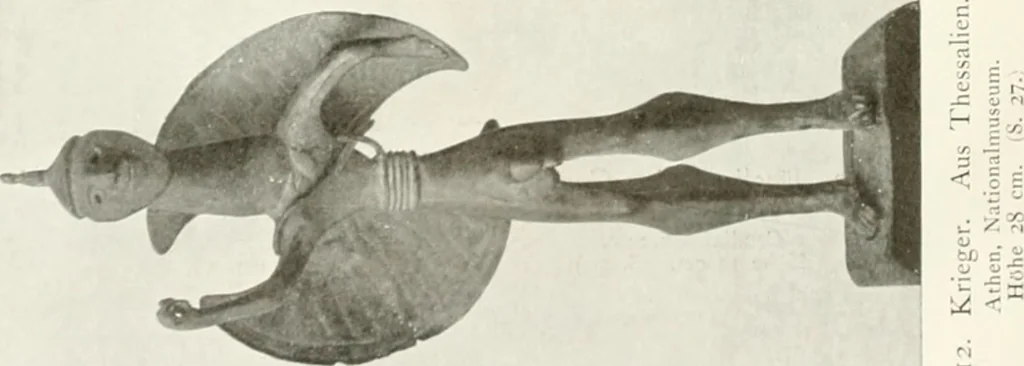 An illustration from Antike Bronzestatuetten, 1921, leaf 143