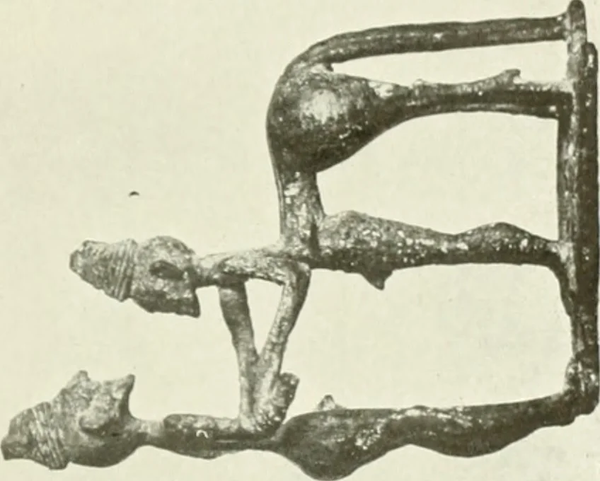An illustration from Antike Bronzestatuetten, 1921, leaf 144