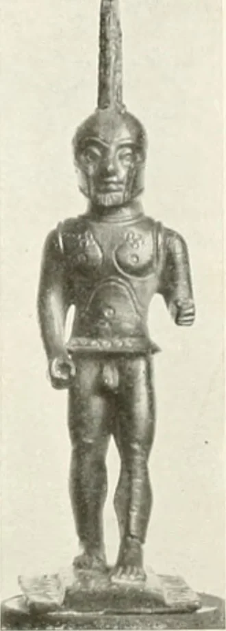 An illustration from Antike Bronzestatuetten, 1921, leaf 147