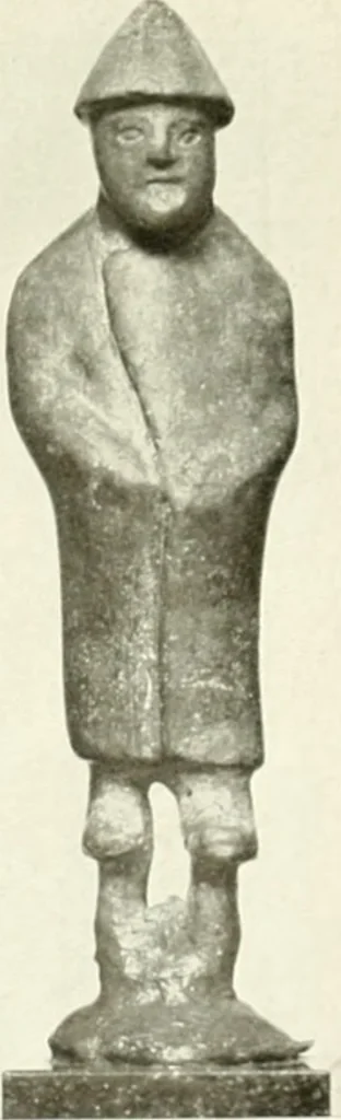 An illustration from Antike Bronzestatuetten, 1921, leaf 148