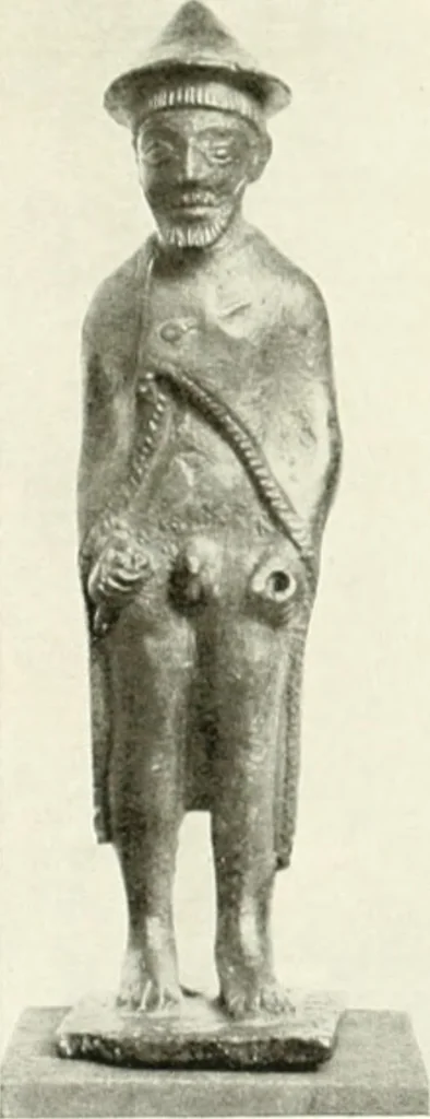 An illustration from Antike Bronzestatuetten, 1921, leaf 148