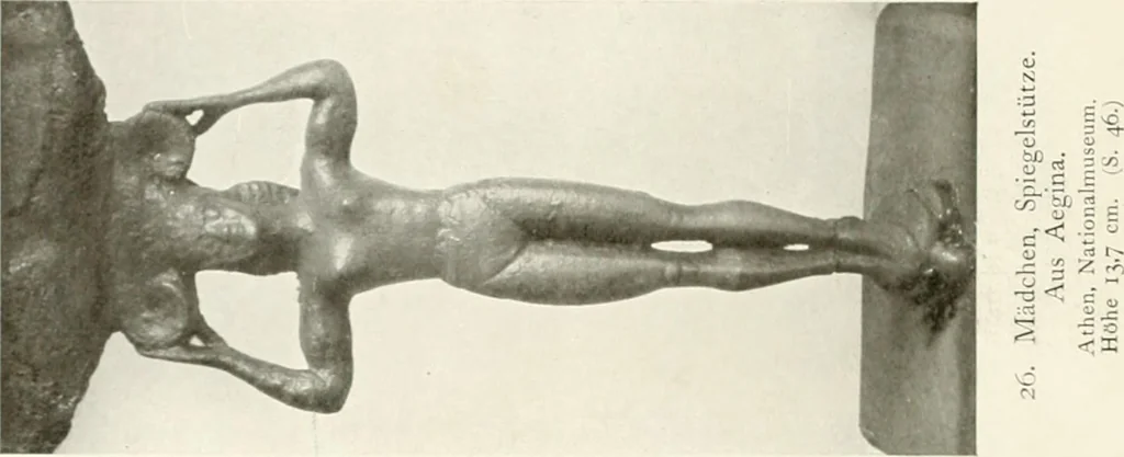An illustration from Antike Bronzestatuetten, 1921, leaf 149