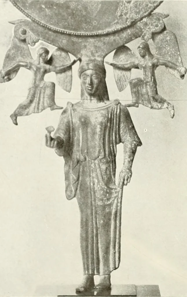 An illustration from Antike Bronzestatuetten, 1921, leaf 149