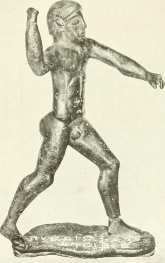 An illustration from Antike Bronzestatuetten, 1921, leaf 150