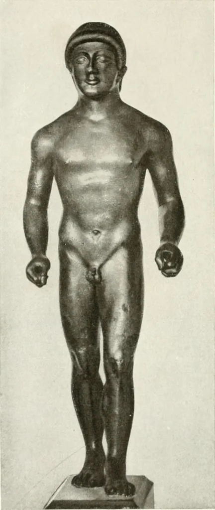 An illustration from Antike Bronzestatuetten, 1921, leaf 151