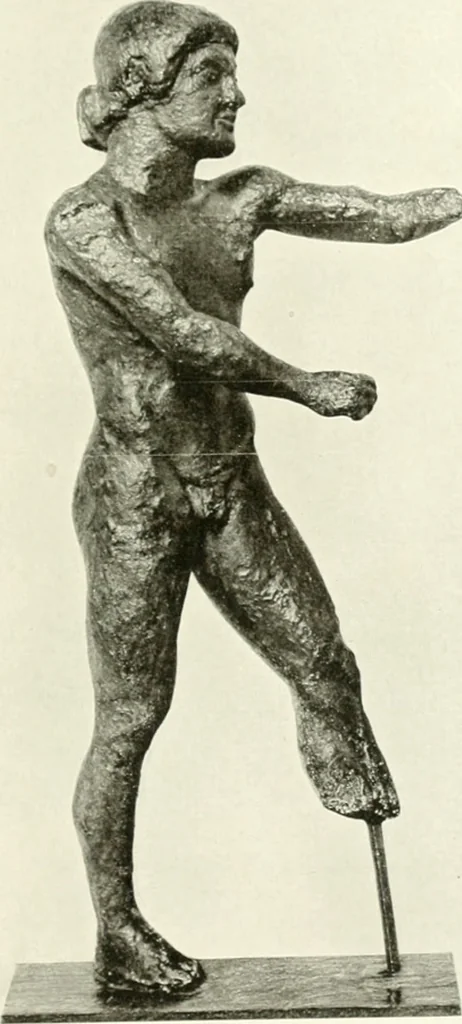 An illustration from Antike Bronzestatuetten, 1921, leaf 152
