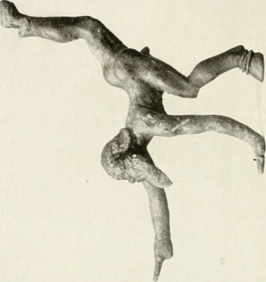 An illustration from Antike Bronzestatuetten, 1921, leaf 153
