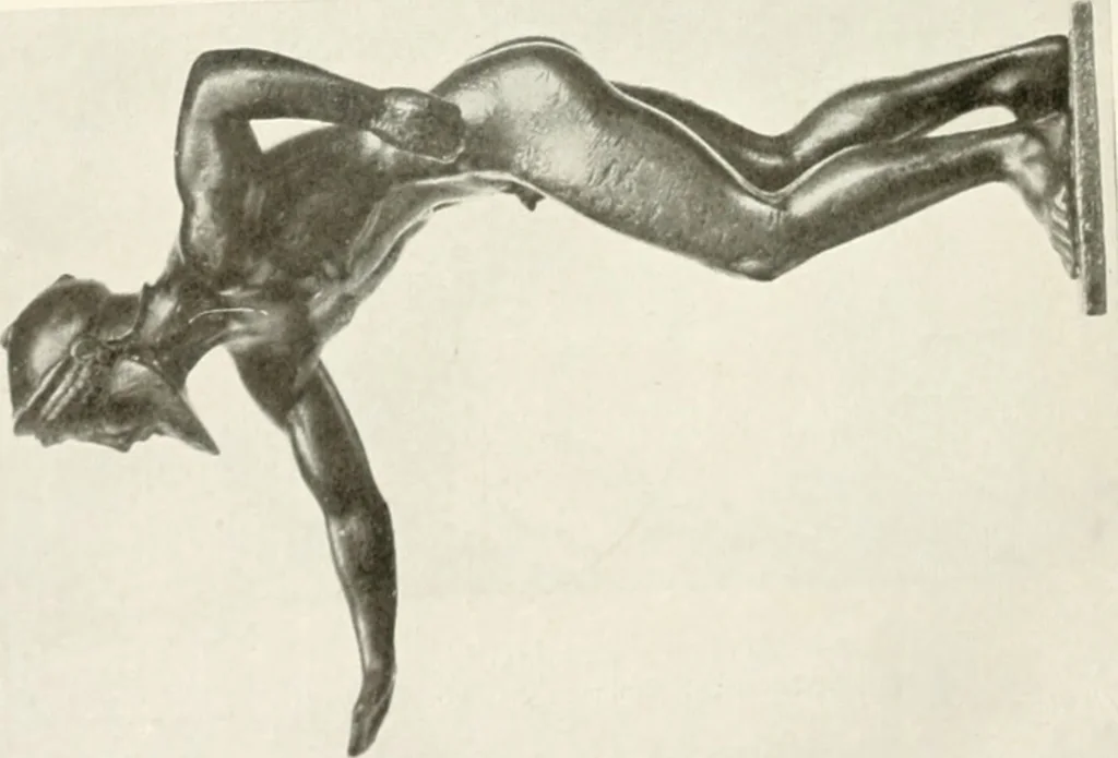 An illustration from Antike Bronzestatuetten, 1921, leaf 153