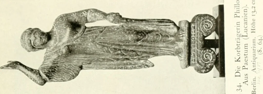 An illustration from Antike Bronzestatuetten, 1921, leaf 154
