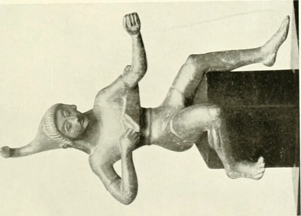 An illustration from Antike Bronzestatuetten, 1921, leaf 154
