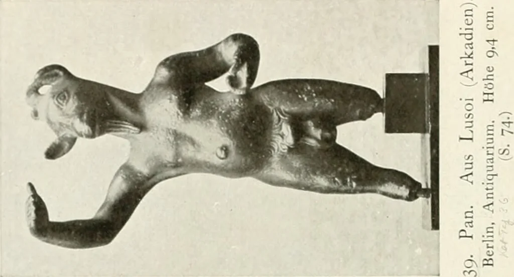 An illustration from Antike Bronzestatuetten, 1921, leaf 157
