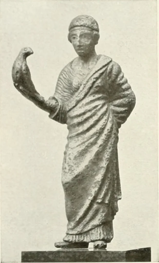 An illustration from Antike Bronzestatuetten, 1921, leaf 157