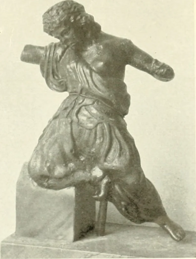 An illustration from Antike Bronzestatuetten, 1921, leaf 158