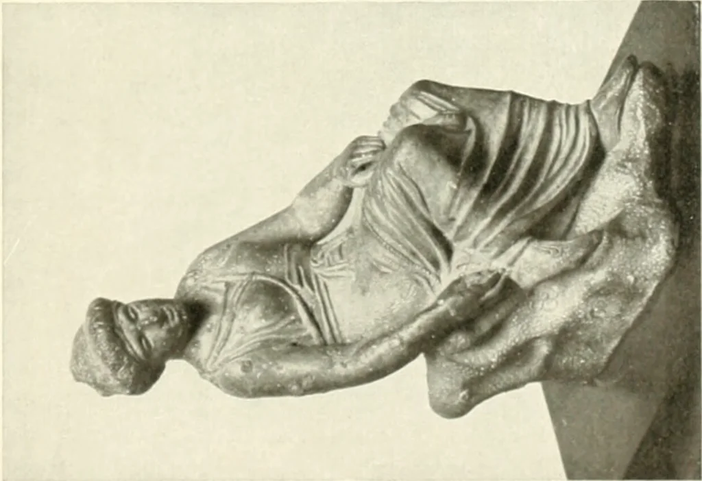 An illustration from Antike Bronzestatuetten, 1921, leaf 158