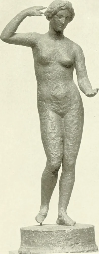 An illustration from Antike Bronzestatuetten, 1921, leaf 160
