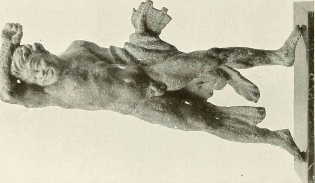 An illustration from Antike Bronzestatuetten, 1921, leaf 163