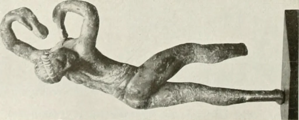 An illustration from Antike Bronzestatuetten, 1921, leaf 163