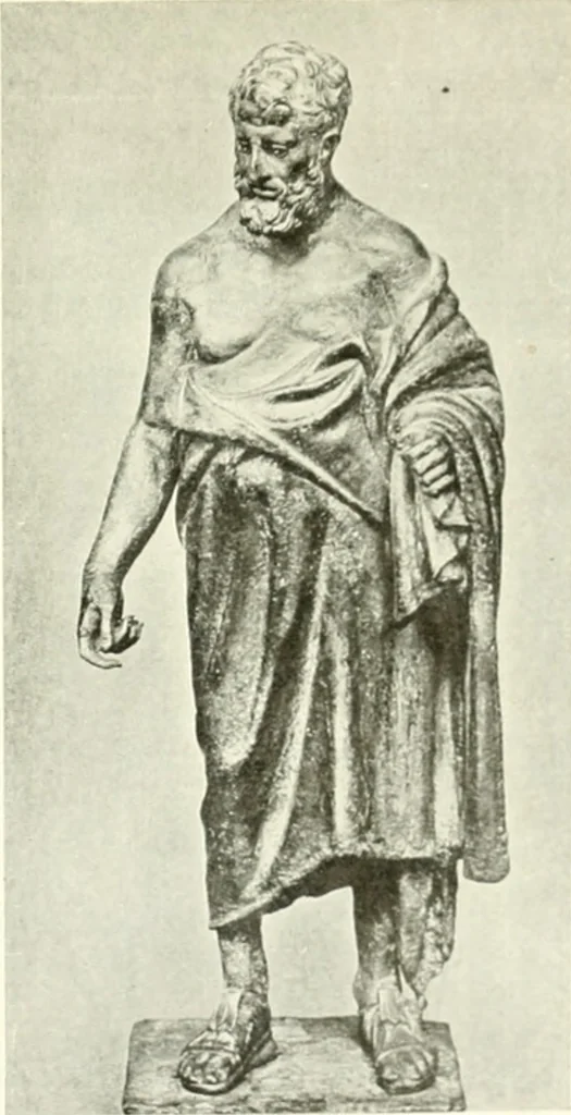 An illustration from Antike Bronzestatuetten, 1921, leaf 164