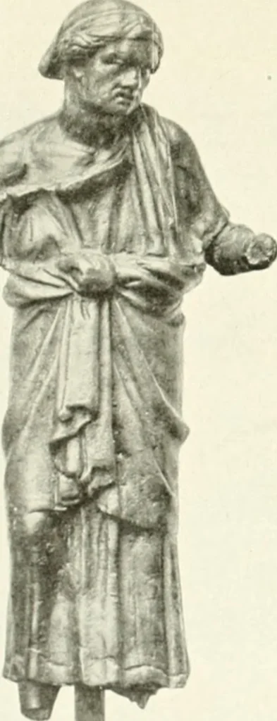 An illustration from Antike Bronzestatuetten, 1921, leaf 164
