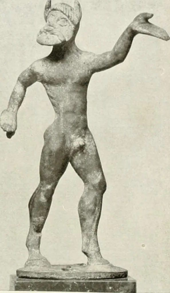 An illustration from Antike Bronzestatuetten, 1921, leaf 165