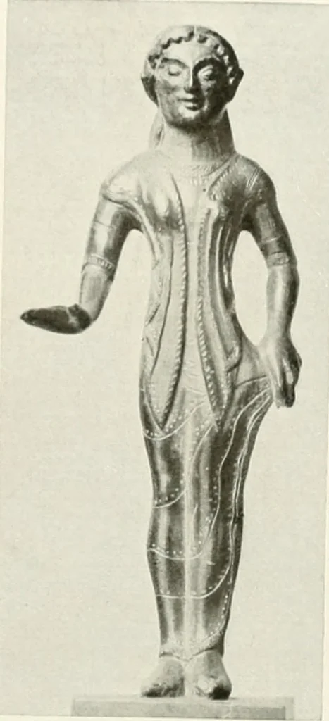An illustration from Antike Bronzestatuetten, 1921, leaf 165