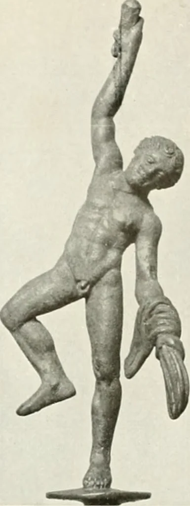 An illustration from Antike Bronzestatuetten, 1921, leaf 167