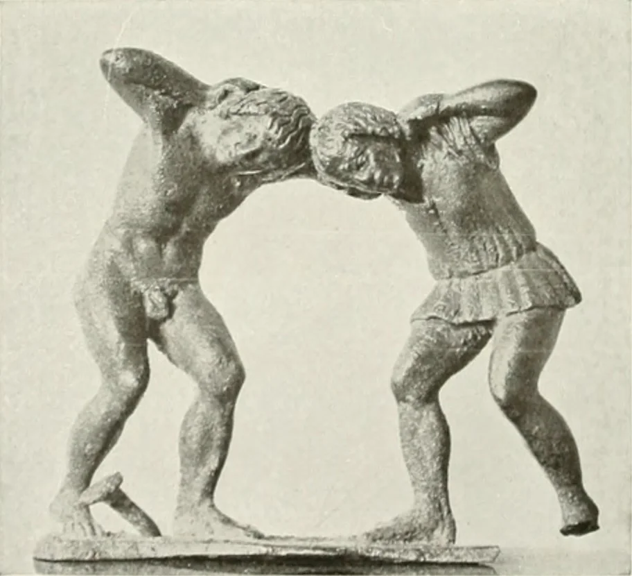 An illustration from Antike Bronzestatuetten, 1921, leaf 167