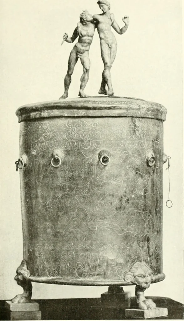An illustration from Antike Bronzestatuetten, 1921, leaf 168