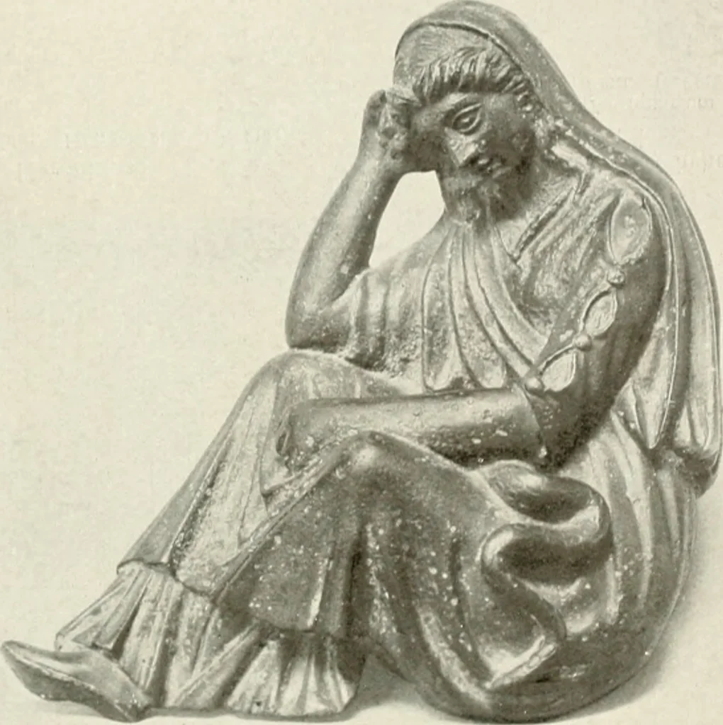 An illustration from Antike Bronzestatuetten, 1921, leaf 171