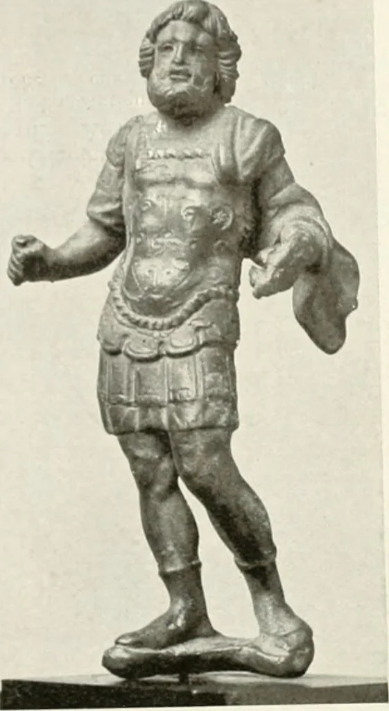 An illustration from Antike Bronzestatuetten, 1921, leaf 171