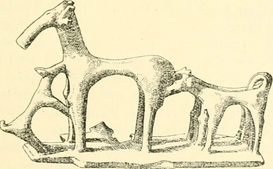 An illustration from Antike Bronzestatuetten, 1921, leaf 32