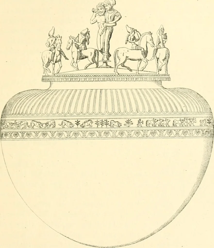 An illustration from Antike Bronzestatuetten, 1921, leaf 66