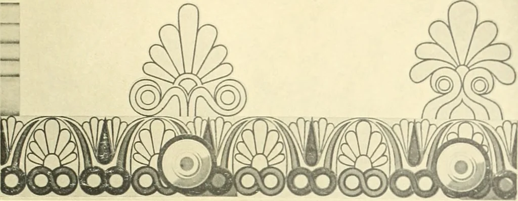 An illustration from Antikes Traufleisten-Ornament, 1909, leaf 138