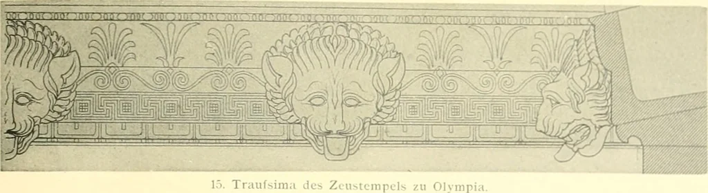 An illustration from Antikes Traufleisten-Ornament, 1909, leaf 140