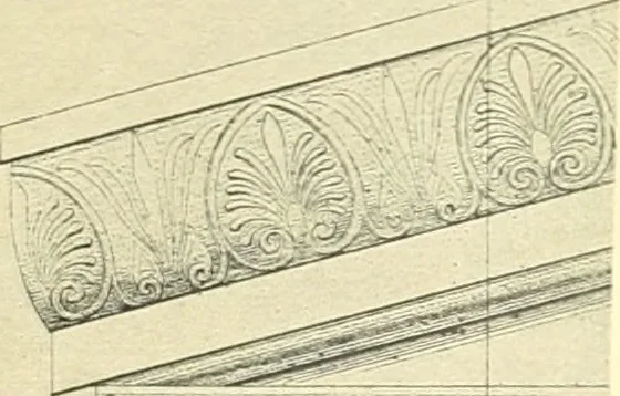 An illustration from Antikes Traufleisten-Ornament, 1909, leaf 140
