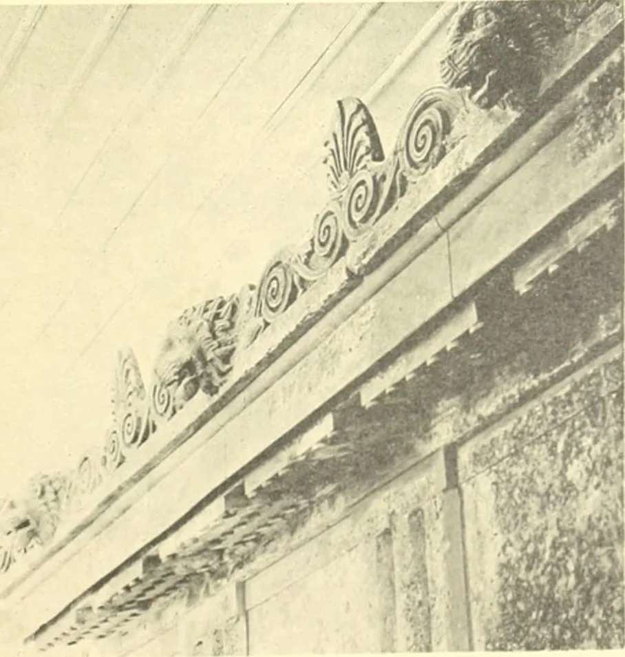 An illustration from Antikes Traufleisten-Ornament, 1909, leaf 142